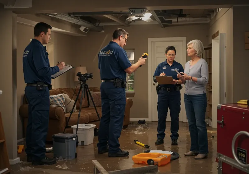 Water Damage Assessment and Insurance Documentation process in Franconia, VA
